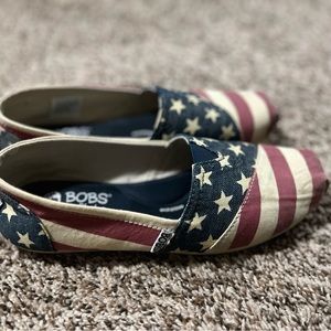 Bobs American flag shoes